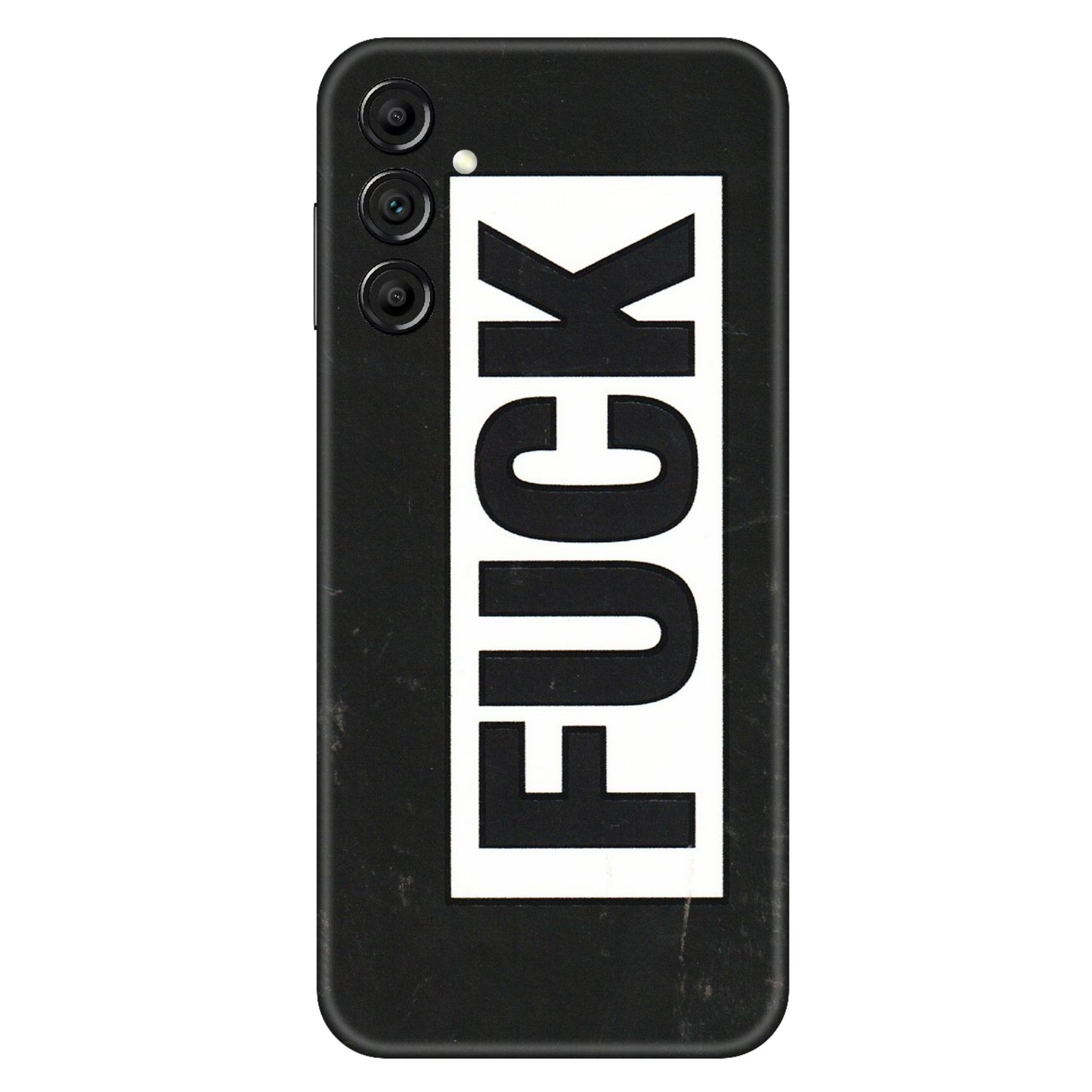 Samsung A/S Series Phone Skins (All Models) - The F Word - 3D Embossed Finish (L-255) Samsung Galaxy A14 (5G)