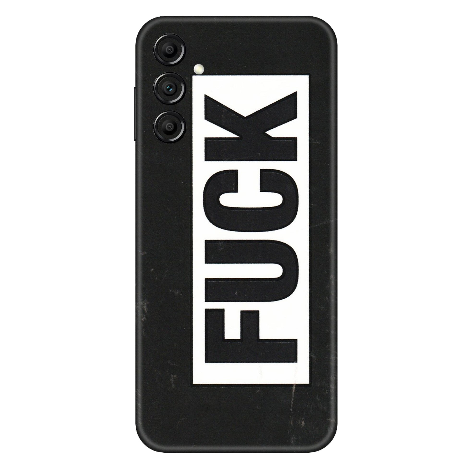 Samsung A/S Series Phone Skins (All Models) - The F Word - 3D Embossed Finish (L-255) Samsung Galaxy A14 (5G)