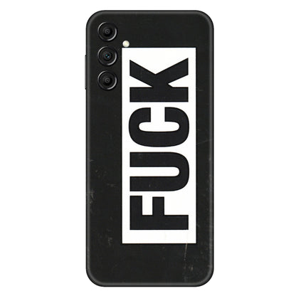 Samsung A/S Series Phone Skins (All Models) - The F Word - 3D Embossed Finish (L-255) Samsung Galaxy A14 (5G)