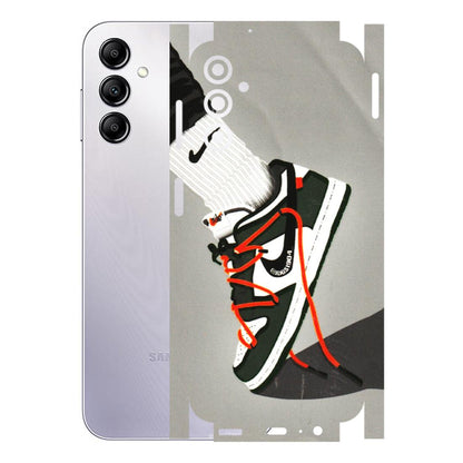 Samsung A/S Series Phone Skins (All Models) - New Grey Sneaker - 3D Embossed Finish (L-261) Samsung Galaxy A14 (5G)