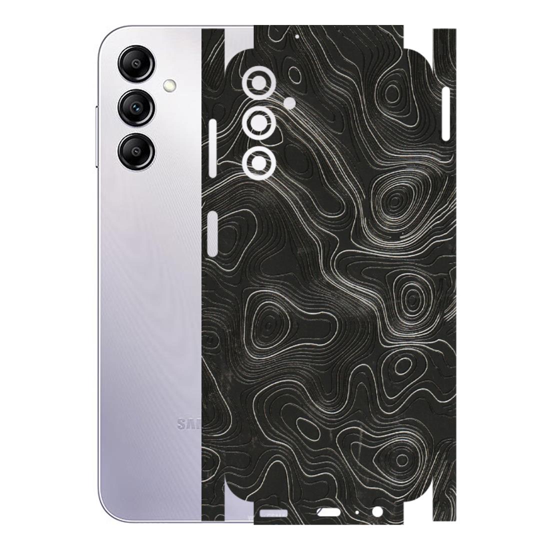 Samsung A/S Series Phone Skins (All Models) - Abstract White Line Map - 3D Embossed Finish (L-269) Samsung Galaxy A14 (5G)