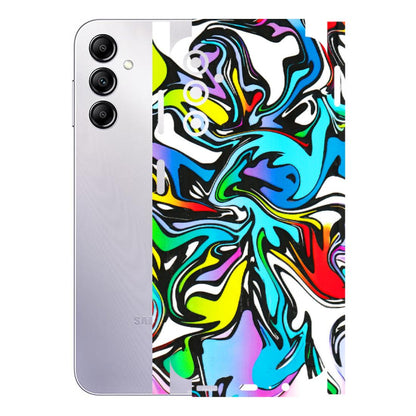 Samsung A/S Series Phone Skins (All Models) - Abstract Colour Paints - 3D Embossed Finish (L-271) Samsung Galaxy A14 (5G)