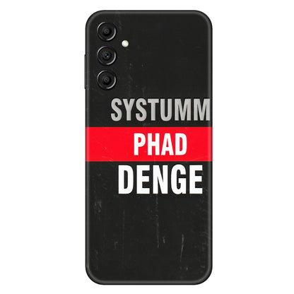 Samsung A/S Series Phone Skins (All Models) - Systumm Phad Denge - 3D Embossed Finish (L-278) Samsung Galaxy A14 (5G)