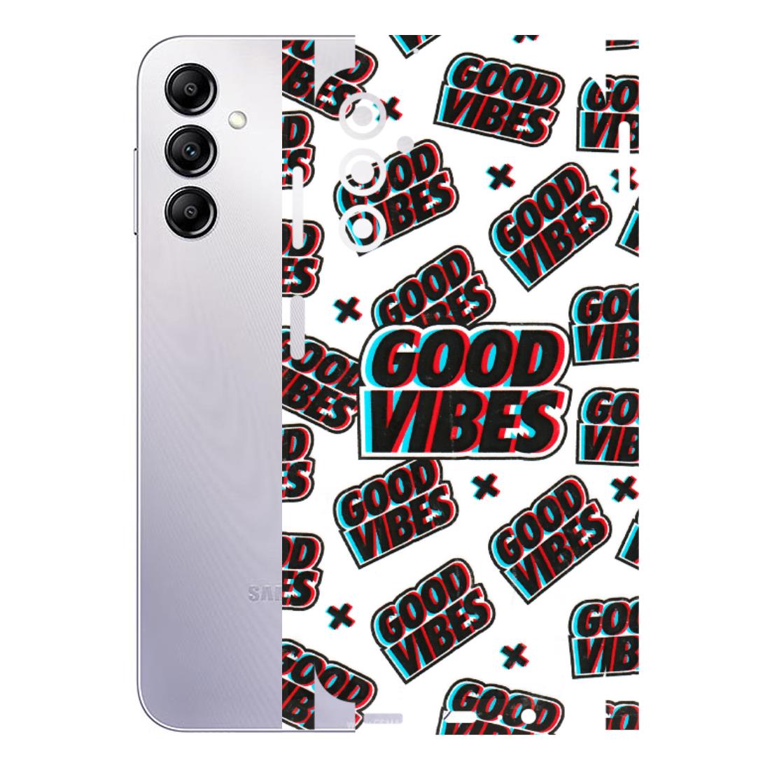 Samsung A/S Series Phone Skins (All Models) - Good Vibes - 3D Embossed Finish (L-282) Samsung Galaxy A14 (5G)