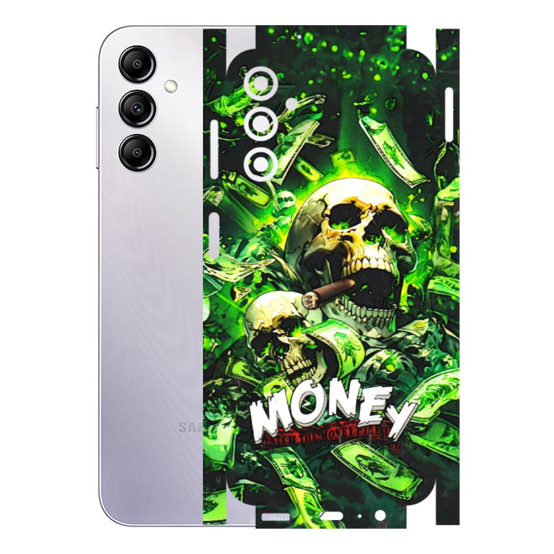 Samsung A/S Series Phone Skins (All Models) - Skull Money - 3D Embossed Finish (L-303) Samsung Galaxy A14 (5G)