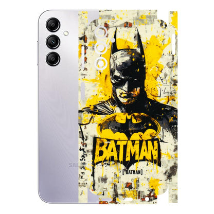 Samsung A/S Series Phone Skins (All Models) - Batman Yellow BT - 3D Embossed Finish (L-304) Samsung Galaxy A14 (5G)