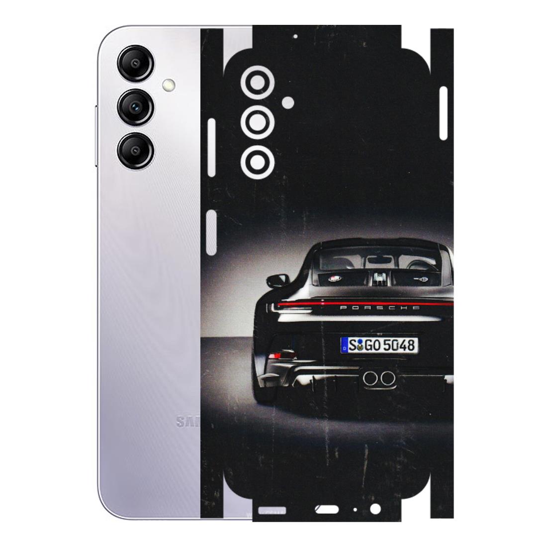Samsung A/S Series Phone Skins (All Models) - New Black Porsche GT3 - 3D Embossed Finish (L-327) Samsung Galaxy A14 (5G)