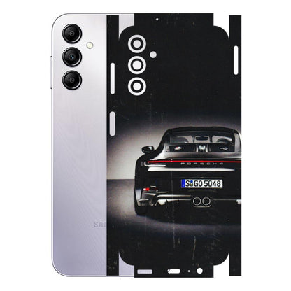 Samsung A/S Series Phone Skins (All Models) - New Black Porsche GT3 - 3D Embossed Finish (L-327) Samsung Galaxy A14 (5G)