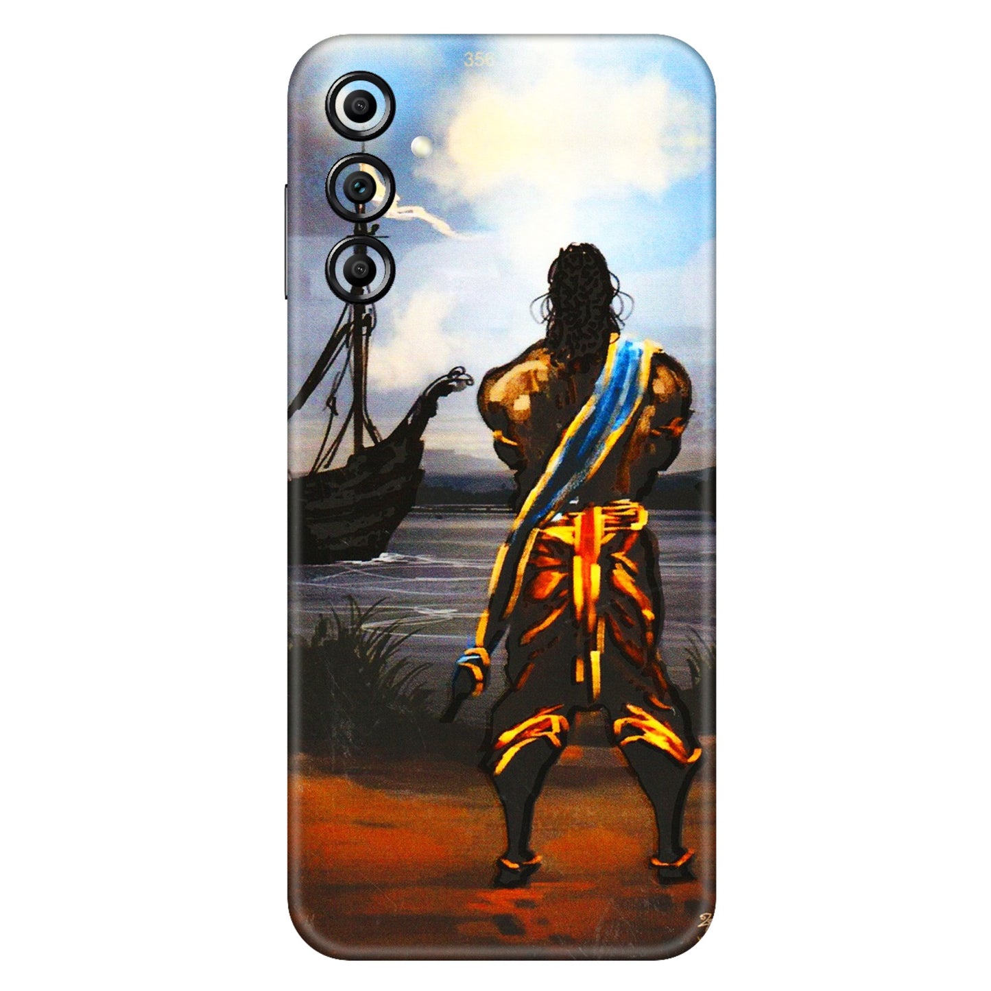 Samsung A/S Series Phone Skins (All Models) - Heavenly God Figure - 3D Embossed Finish (L-34) Samsung Galaxy A14 (5G)