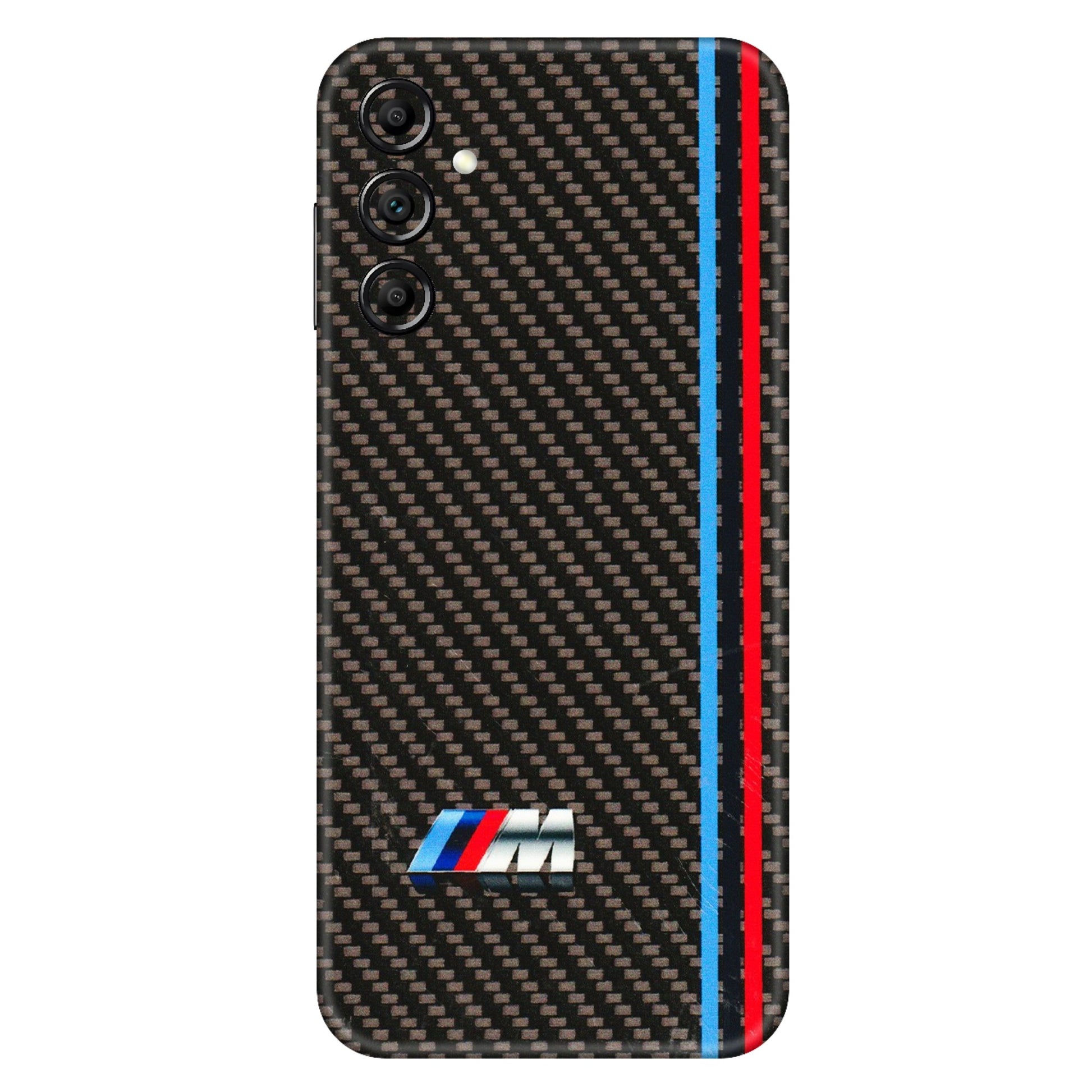 Samsung A/S Series Phone Skins (All Models) - BM Carbon Fiber Feels - 3D Embossed Finish (L-38) Samsung Galaxy A14 (5G)