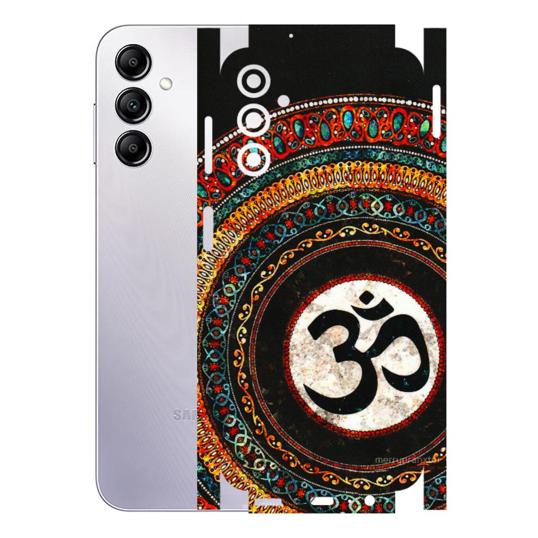Samsung A/S Series Phone Skins (All Models) - Aum Chant Abstract - 3D Embossed Finish (L-42) Samsung Galaxy A14 (5G)