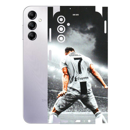 Samsung A/S Series Phone Skins (All Models) - Ronaldo CR7 Crazy - 3D Embossed Finish (L-44) Samsung Galaxy A14 (5G)