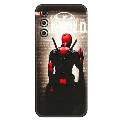 Samsung A/S Series Phone Skins (All Models) - Deadpool - 3D Embossed Finish (L-56) Samsung Galaxy A14 (5G)