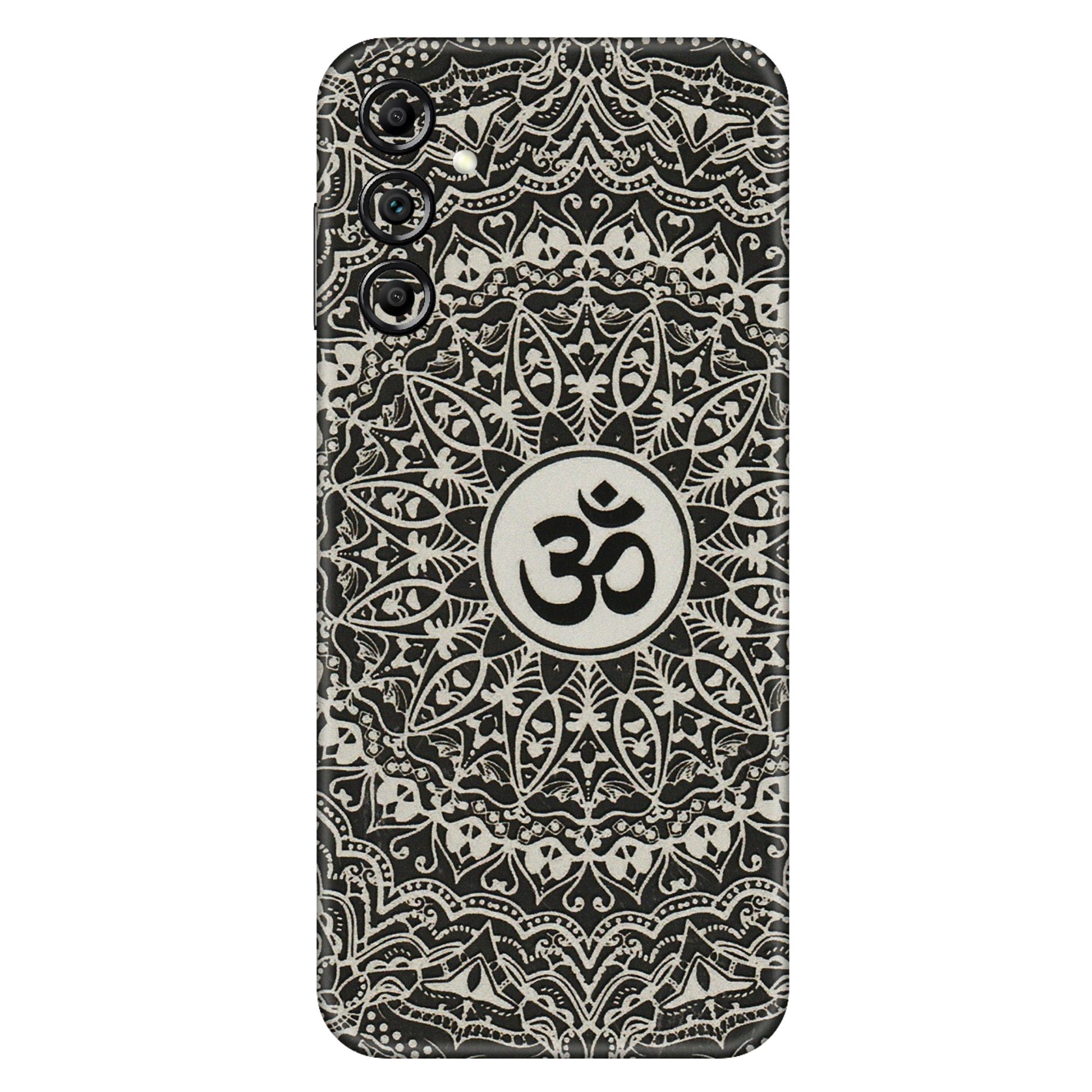 Samsung A/S Series Phone Skins (All Models) - Aum Elegant Mandala - 3D Embossed Finish (L-62) Samsung Galaxy A14 (5G)