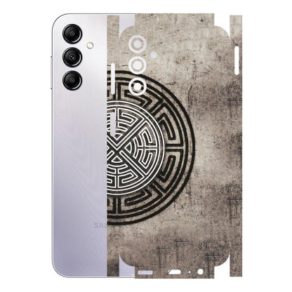 Samsung A/S Series Phone Skins (All Models) - Mysterious Circular Design - 3D Embossed Finish (L-63) Samsung Galaxy A14 (5G)