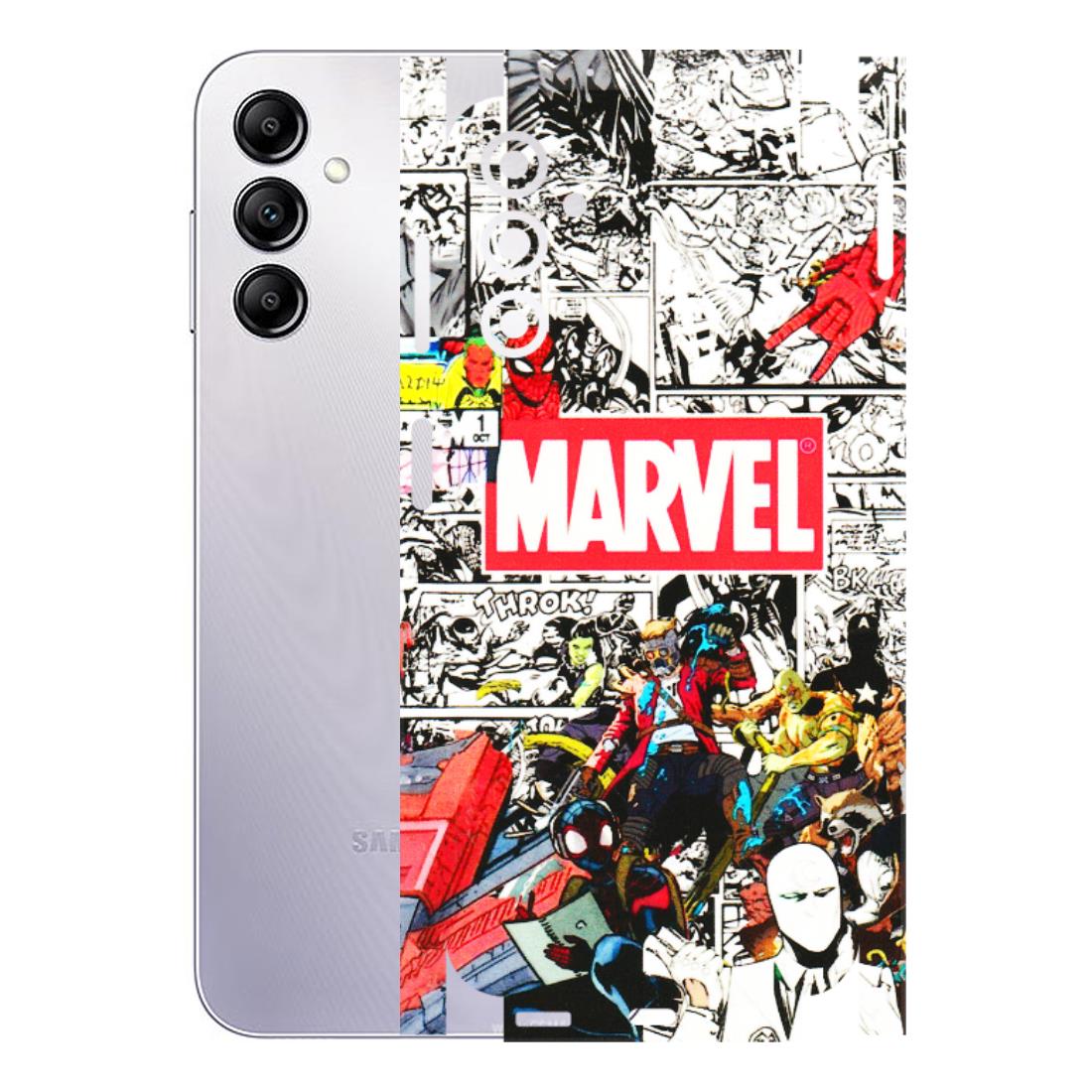 Samsung A/S Series Phone Skins (All Models) - Marvel Colorful Comic - 3D Embossed Finish (L-64) Samsung Galaxy A14 (5G)
