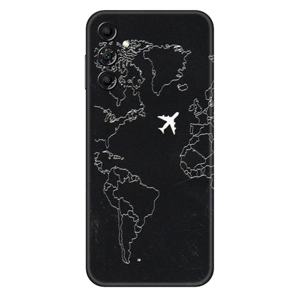 Samsung A/S Series Phone Skins (All Models) - Never Ending Travel - 3D Embossed Finish (L-79) Samsung Galaxy A14 (5G)