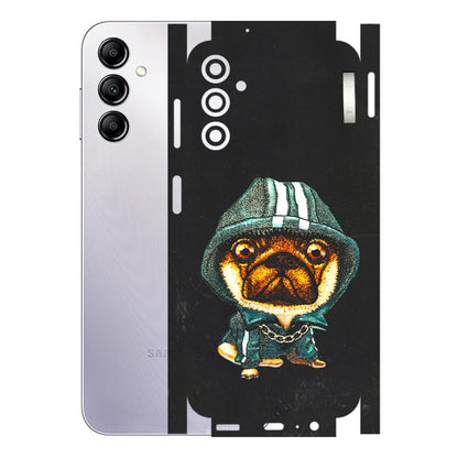 Samsung A/S Series Phone Skins (All Models) - Puppy N Hoodie - 3D Embossed Finish (L-90) Samsung Galaxy A14 (5G)