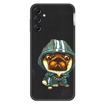 Samsung A/S Series Phone Skins (All Models) - Puppy N Hoodie - 3D Embossed Finish (L-90) Samsung Galaxy A14 (5G)