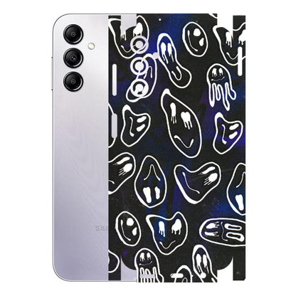 Samsung A/S Series Phone Skins (All Models) - Distorted Smileys - 3D Embossed Finish (L-92) Samsung Galaxy A14 (5G)