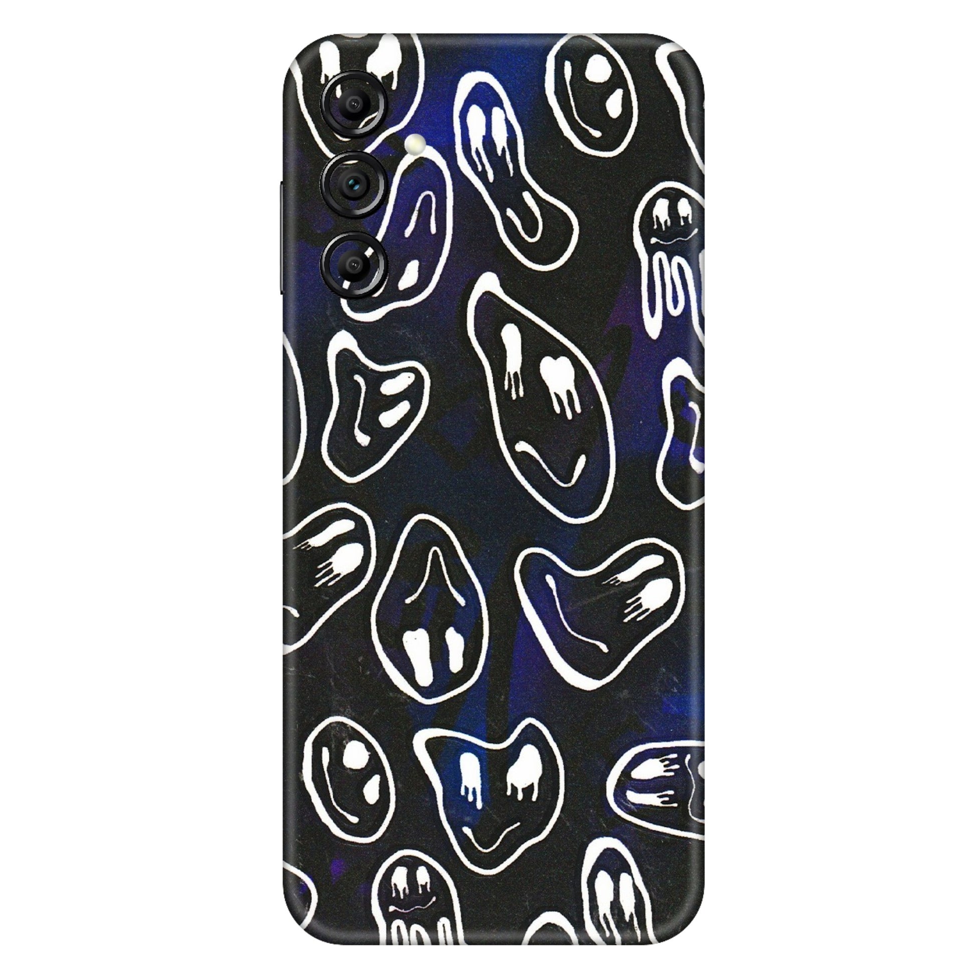 Samsung A/S Series Phone Skins (All Models) - Distorted Smileys - 3D Embossed Finish (L-92) Samsung Galaxy A14 (5G)
