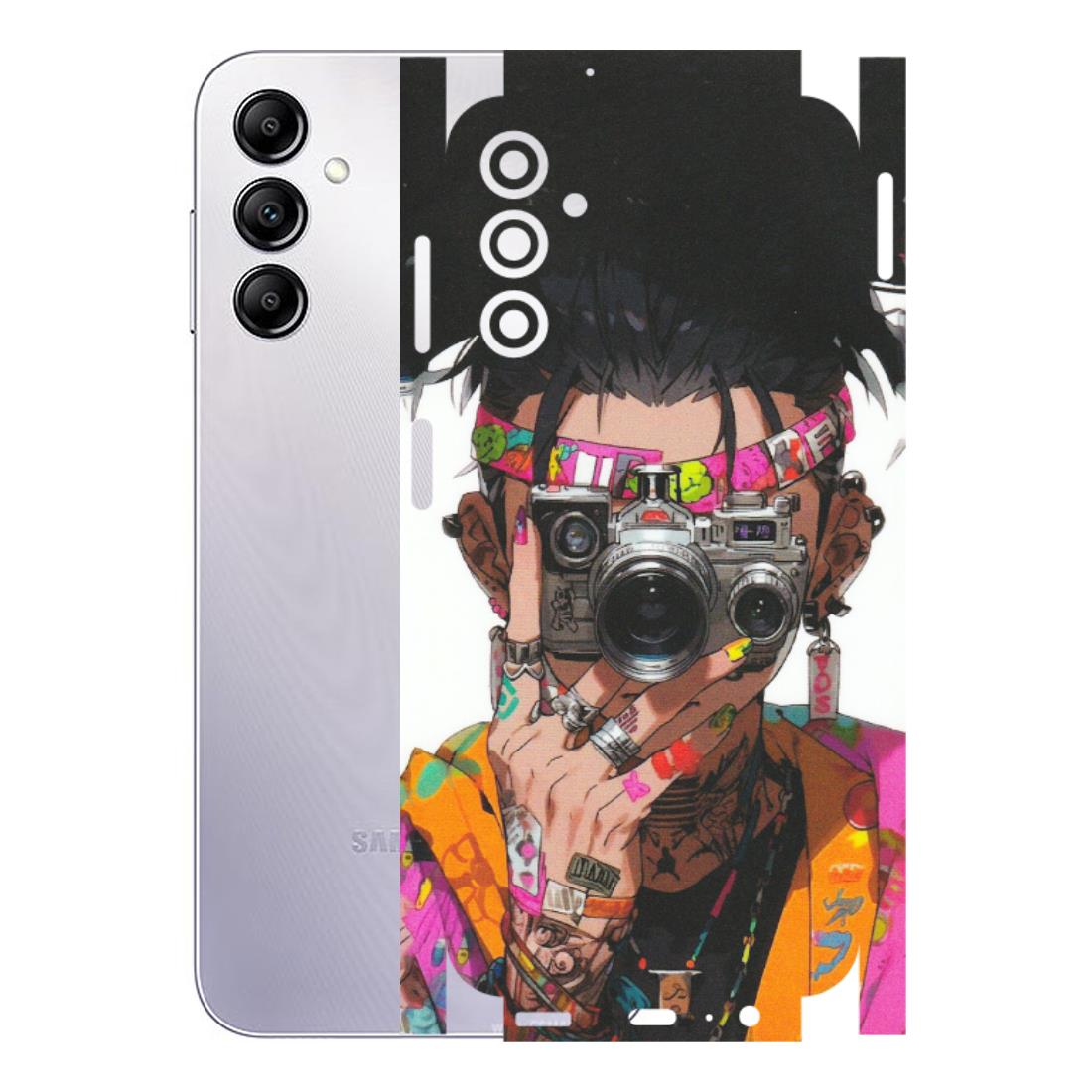 Samsung A/S Series Phone Skins (All Models) - Camera Lover Girl - Matte Finish (M-09) Samsung Galaxy A14 (5G)