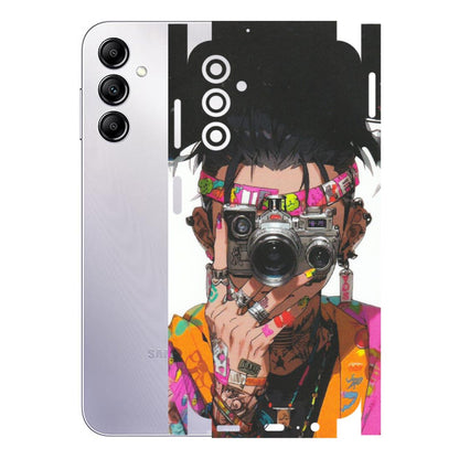 Samsung A/S Series Phone Skins (All Models) - Camera Lover Girl - Matte Finish (M-09) Samsung Galaxy A14 (5G)
