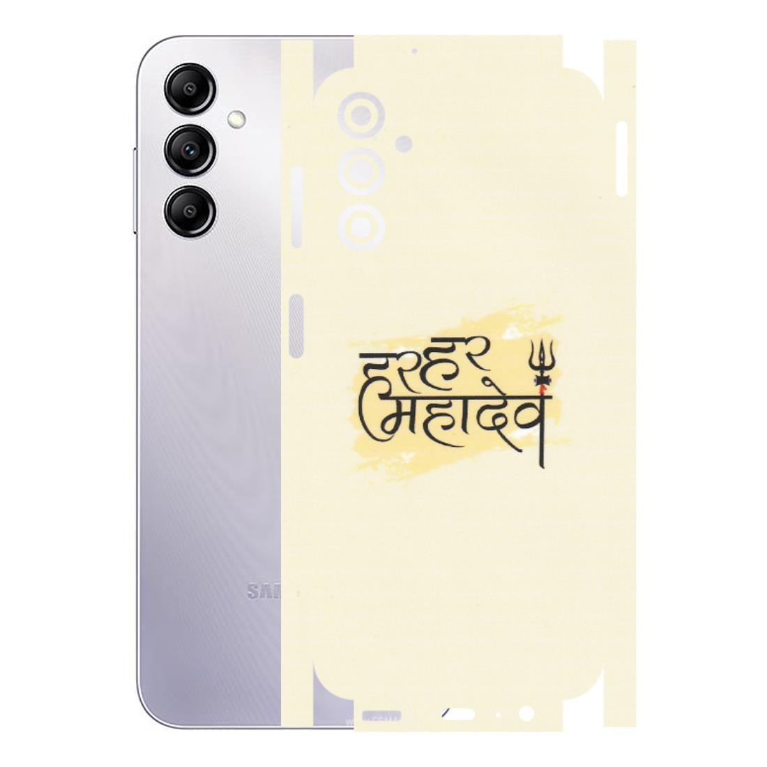 Samsung A/S Series Phone Skins (All Models) - Har Har Mahadev - Matte Finish (M-10) Samsung Galaxy A14 (5G)