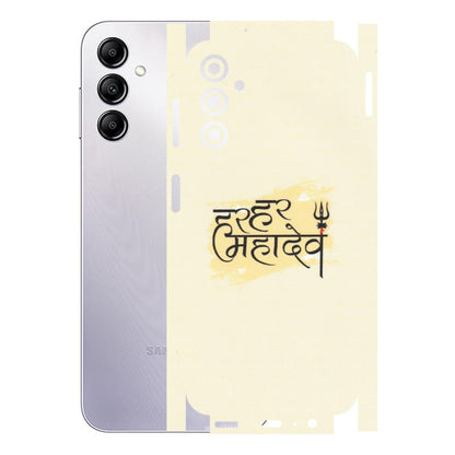 Samsung A/S Series Phone Skins (All Models) - Har Har Mahadev - Matte Finish (M-10) Samsung Galaxy A14 (5G)