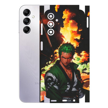Samsung A/S Series Phone Skins (All Models) - Roronoa Zoro - Matte Finish (M-102) Samsung Galaxy A14 (5G)
