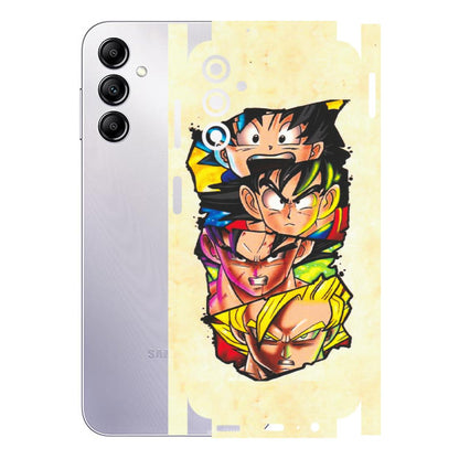 Samsung A/S Series Phone Skins (All Models) - Angry Multi Anime - Matte Finish (M-113) Samsung Galaxy A14 (5G)
