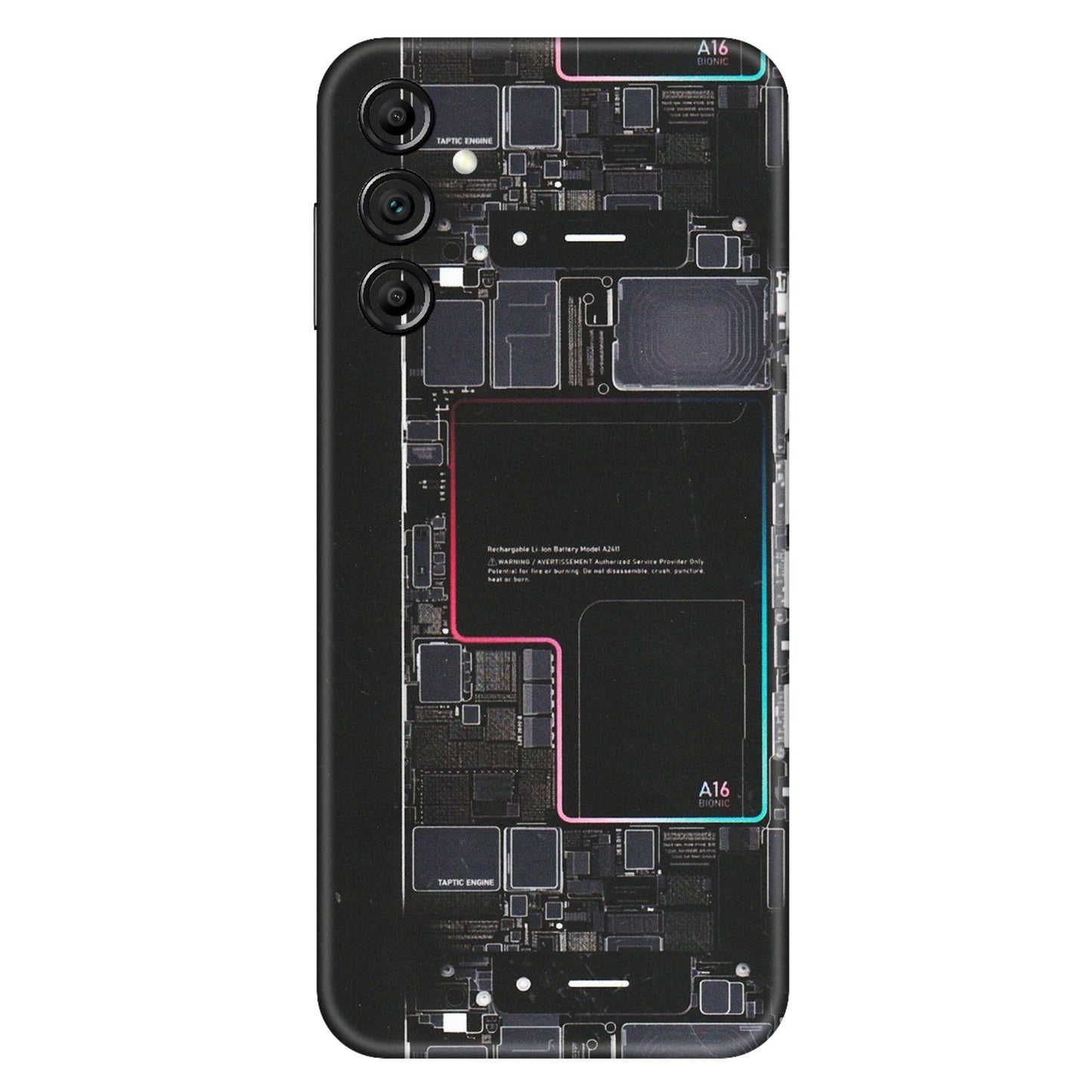 Samsung A/S Series Phone Skins (All Models) - Motherboard Circuit Layout - Matte Finish (M-117) Samsung Galaxy A14 (5G)