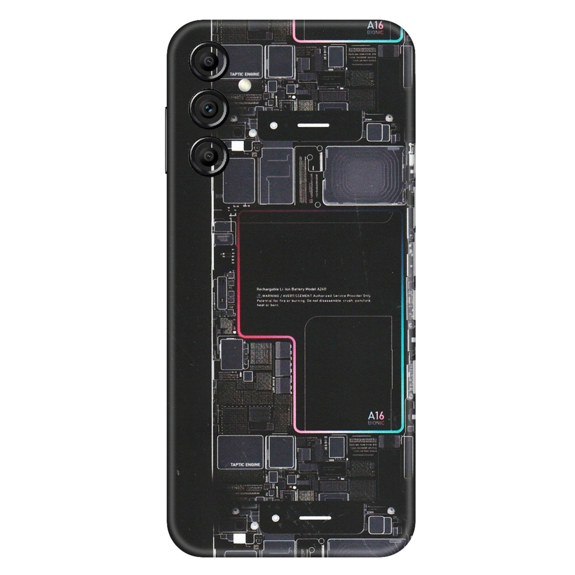 Samsung A/S Series Phone Skins (All Models) - Motherboard Circuit Layout - Matte Finish (M-117) Samsung Galaxy A14 (5G)