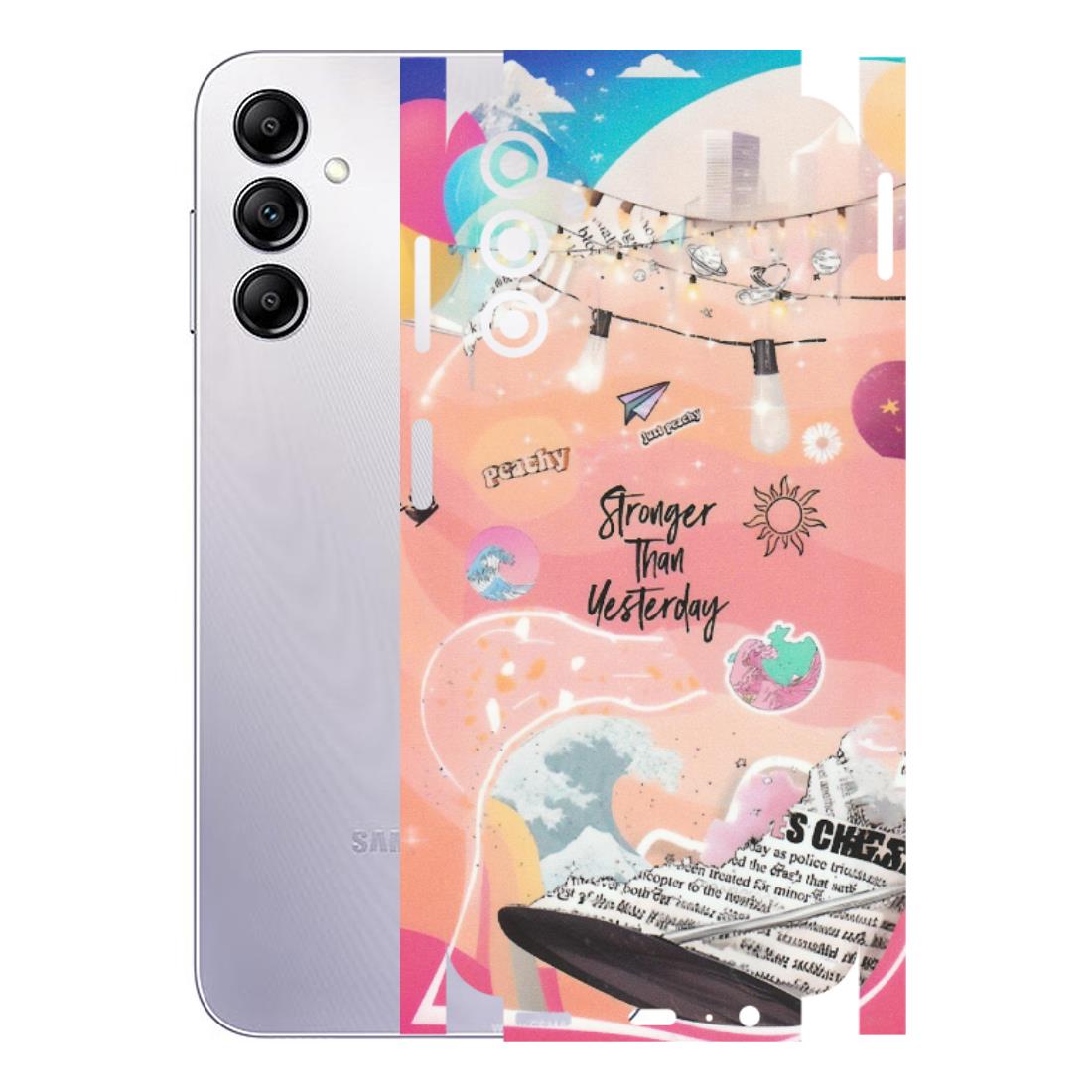 Samsung A/S Series Phone Skins (All Models) - Stronger Then Yesterday - Matte Finish (M-128) Samsung Galaxy A14 (5G)
