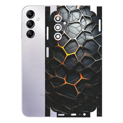Samsung A/S Series Phone Skins (All Models) - New Abstract Graphite Tiles - Matte Finish (M-130) Samsung Galaxy A14 (5G)