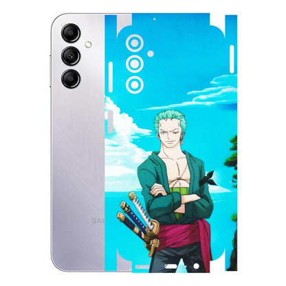 Samsung A/S Series Phone Skins (All Models) - Cool Swordman Zoro Anime - Matte Finish (M-143) Samsung Galaxy A14 (5G)