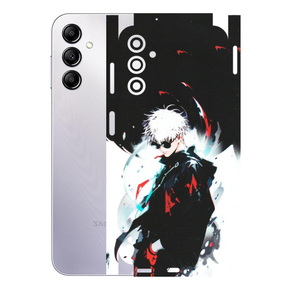 Samsung A/S Series Phone Skins (All Models) - Gojo Powerful Charater Kaisen Anime - Matte Finish (M-144) Samsung Galaxy A14 (5G)