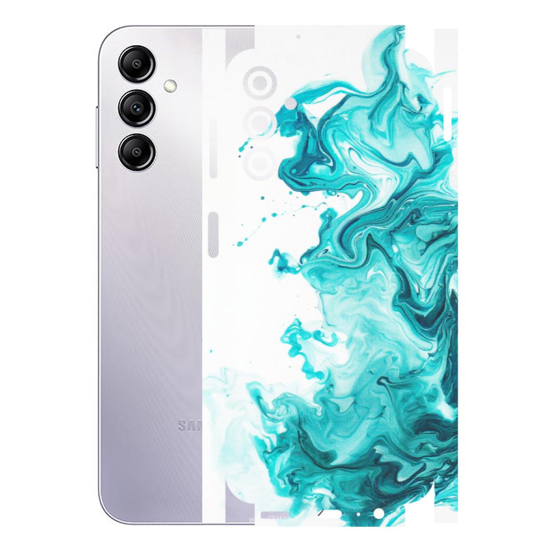 Samsung A/S Series Phone Skins (All Models) - Sky Blue Abstract Colour - Matte Finish (M-146) Samsung Galaxy A14 (5G)