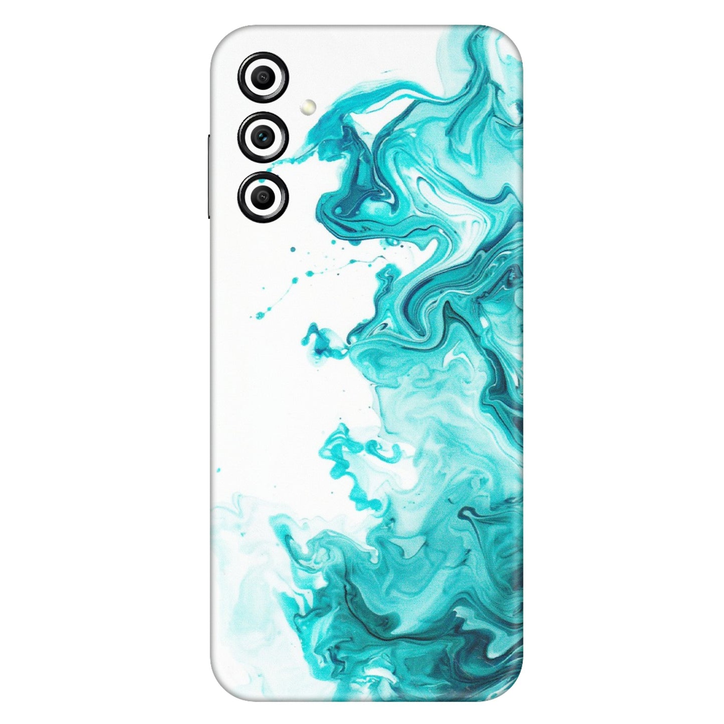 Samsung A/S Series Phone Skins (All Models) - Sky Blue Abstract Colour - Matte Finish (M-146) Samsung Galaxy A14 (5G)