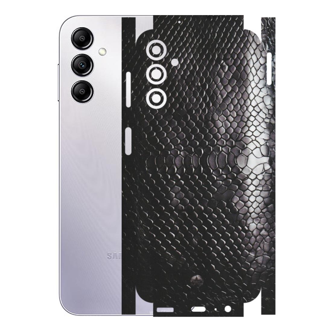 Samsung A/S Series Phone Skins (All Models) - Black Snack Leather - Matte Finish (M-147) Samsung Galaxy A14 (5G)