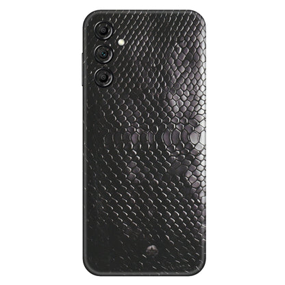 Samsung A/S Series Phone Skins (All Models) - Black Snack Leather - Matte Finish (M-147) Samsung Galaxy A14 (5G)