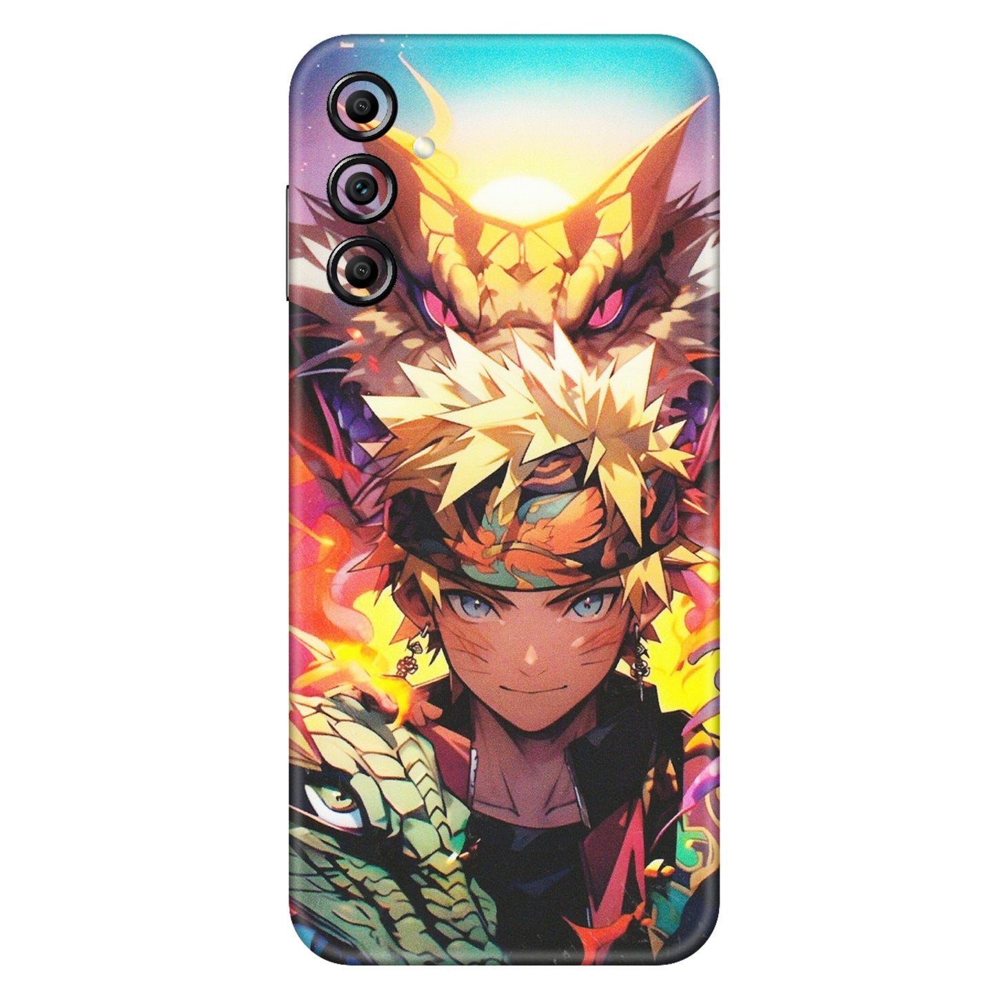 Samsung A/S Series Phone Skins (All Models) - Angry Naruto Anime - Matte Finish (M-148) Samsung Galaxy A14 (5G)