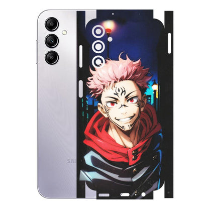 Samsung A/S Series Phone Skins (All Models) - Yuji Itadori Funny Face Anime - Matte Finish (M-152) Samsung Galaxy A14 (5G)