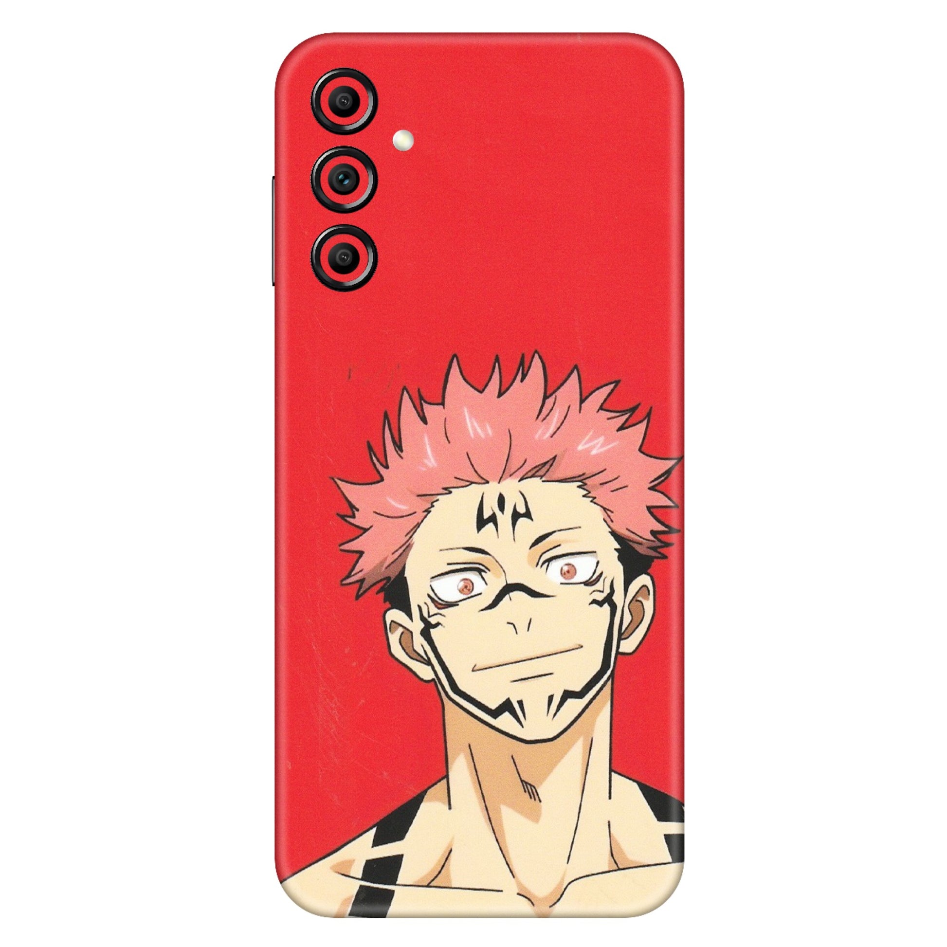 Samsung A/S Series Phone Skins (All Models) - Ryomen Sukuna Fun Anime - Matte Finish (M-153) Samsung Galaxy A14 (5G)