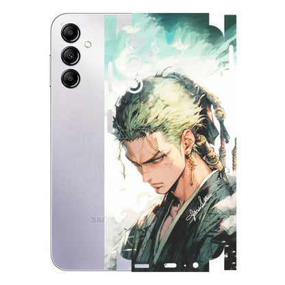 Samsung A/S Series Phone Skins (All Models) - Pirate Hunter One Piece Anime - Matte Finish (M-157) Samsung Galaxy A14 (5G)