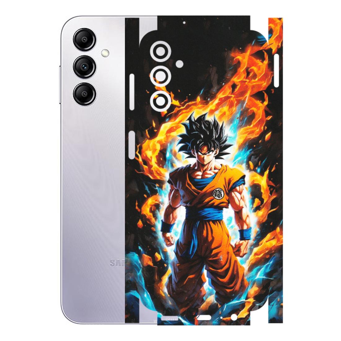Samsung A/S Series Phone Skins (All Models) - Goku Transformation Anime - Matte Finish (M-159) Samsung Galaxy A14 (5G)