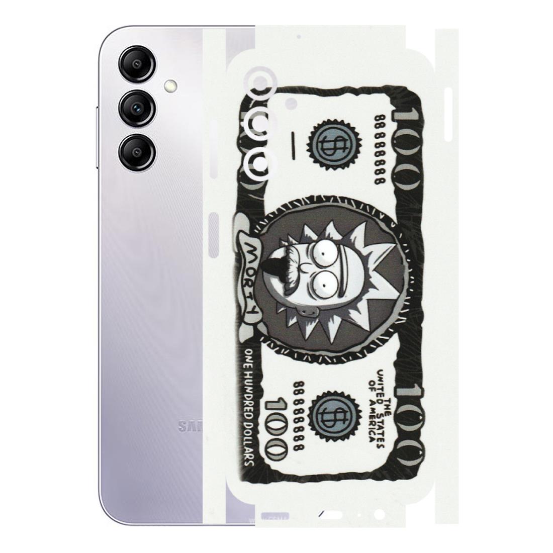 Samsung A/S Series Phone Skins (All Models) - Rick And Morty Hundred Dollar Anime - Matte Finish (M-161) Samsung Galaxy A14 (5G)