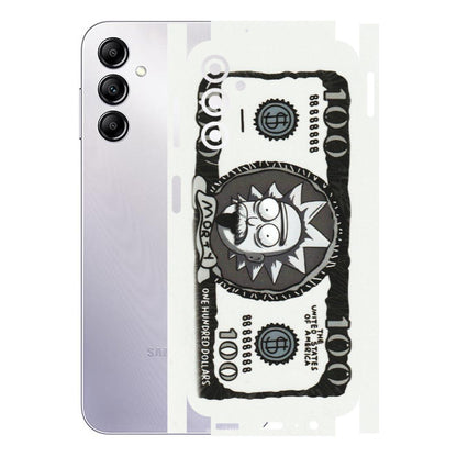 Samsung A/S Series Phone Skins (All Models) - Rick And Morty Hundred Dollar Anime - Matte Finish (M-161) Samsung Galaxy A14 (5G)