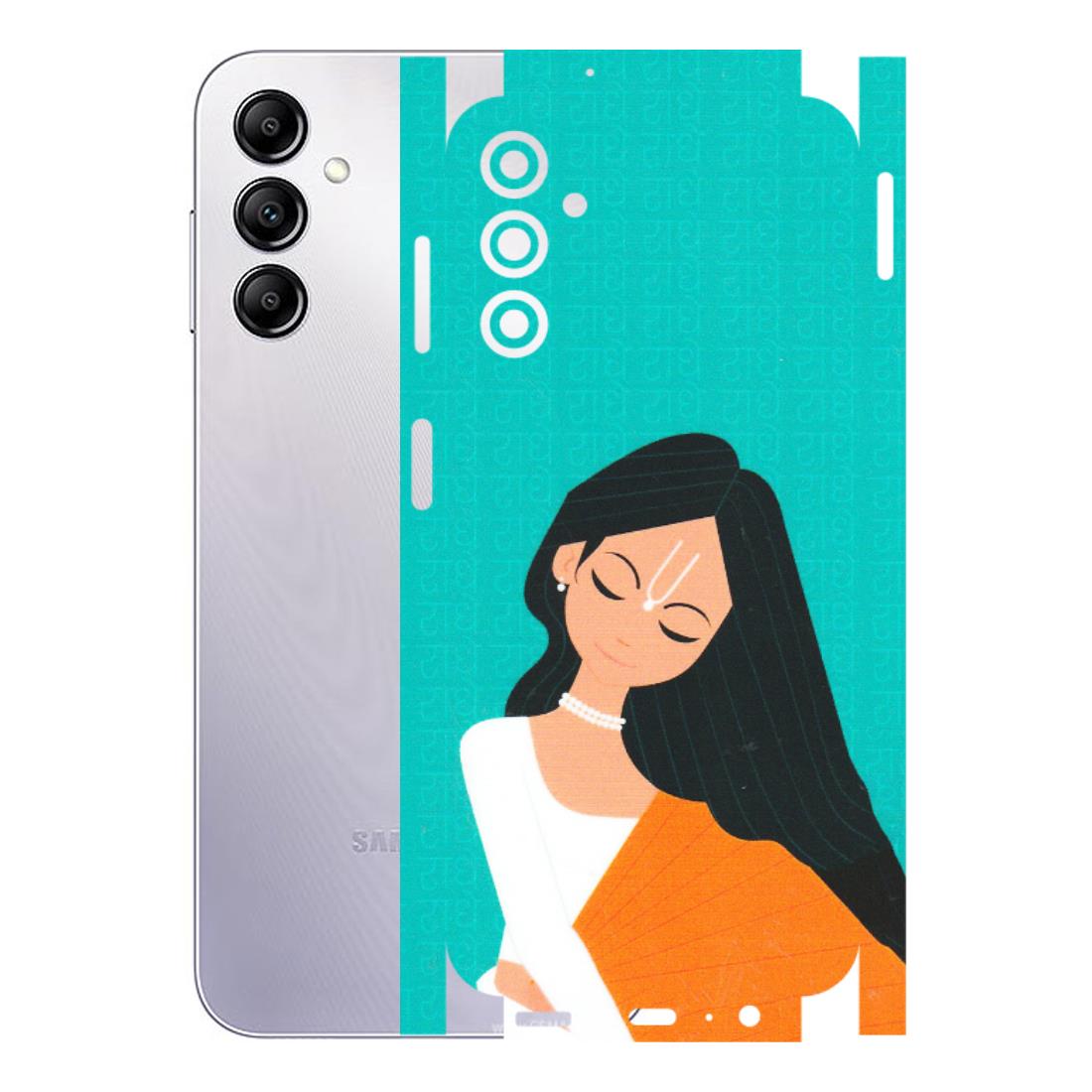 Samsung A/S Series Phone Skins (All Models) - Radhe Radhe With Hindu Symbol - Matte Finish (M-164) Samsung Galaxy A14 (5G)