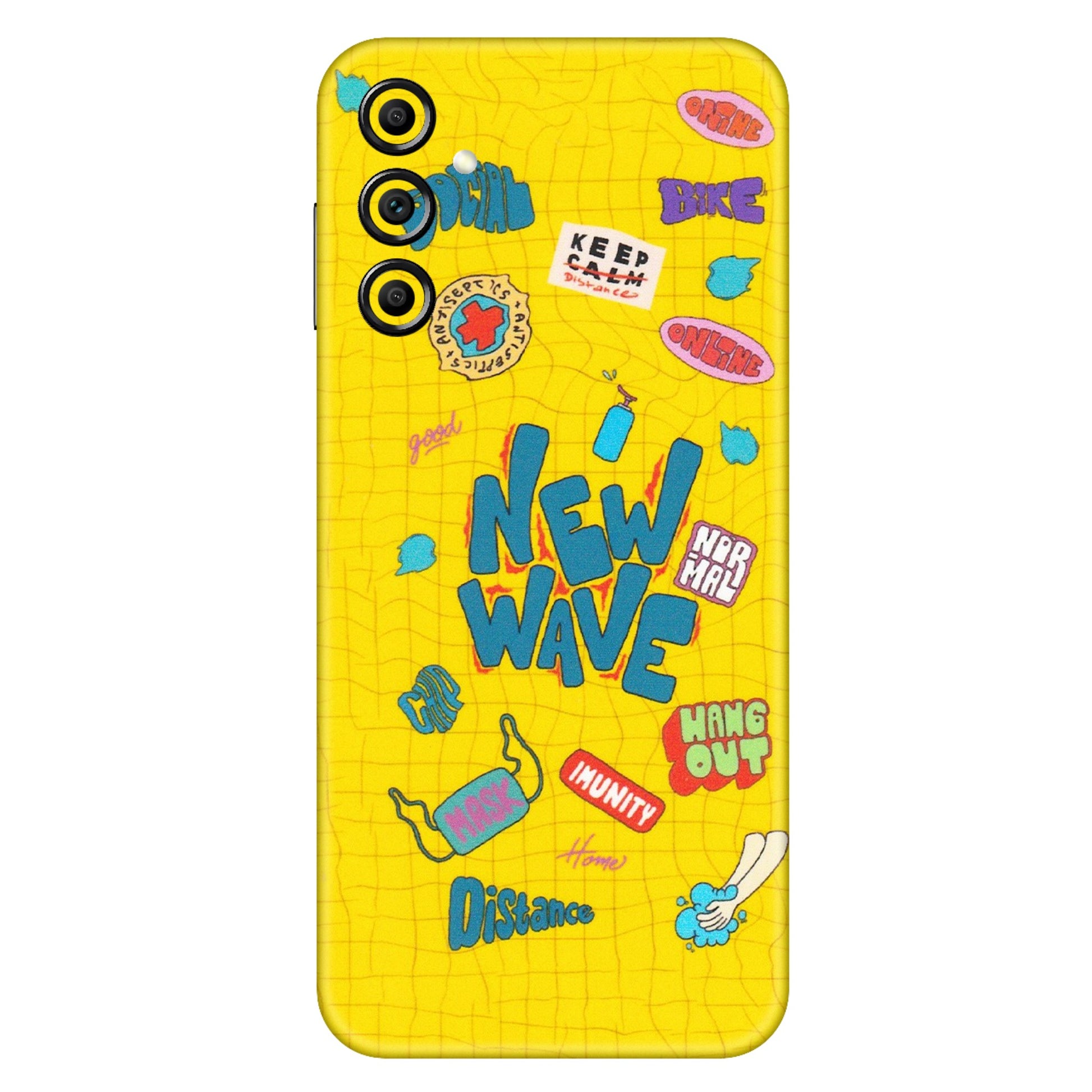 Samsung A/S Series Phone Skins (All Models) - New Wave Life - Matte Finish (M-17) Samsung Galaxy A14 (5G)